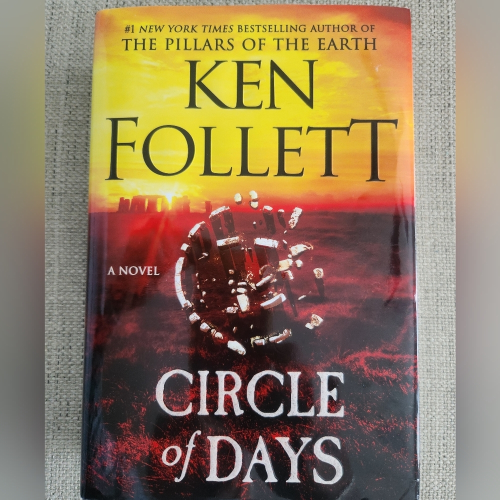 Circle of Days Novel - Red and Black Cover. Like new Condition